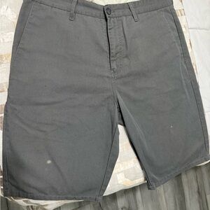 Volcom Men's Charcoal Flat Front Shorts